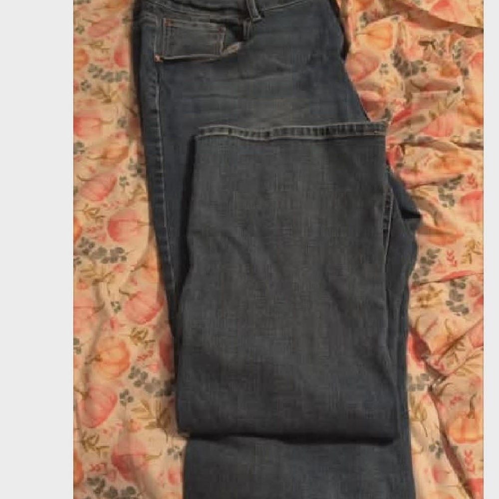Time and Tru Dark Blue Straight Leg Jeans